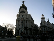 Historical Metropolis Building - Madrid Spain